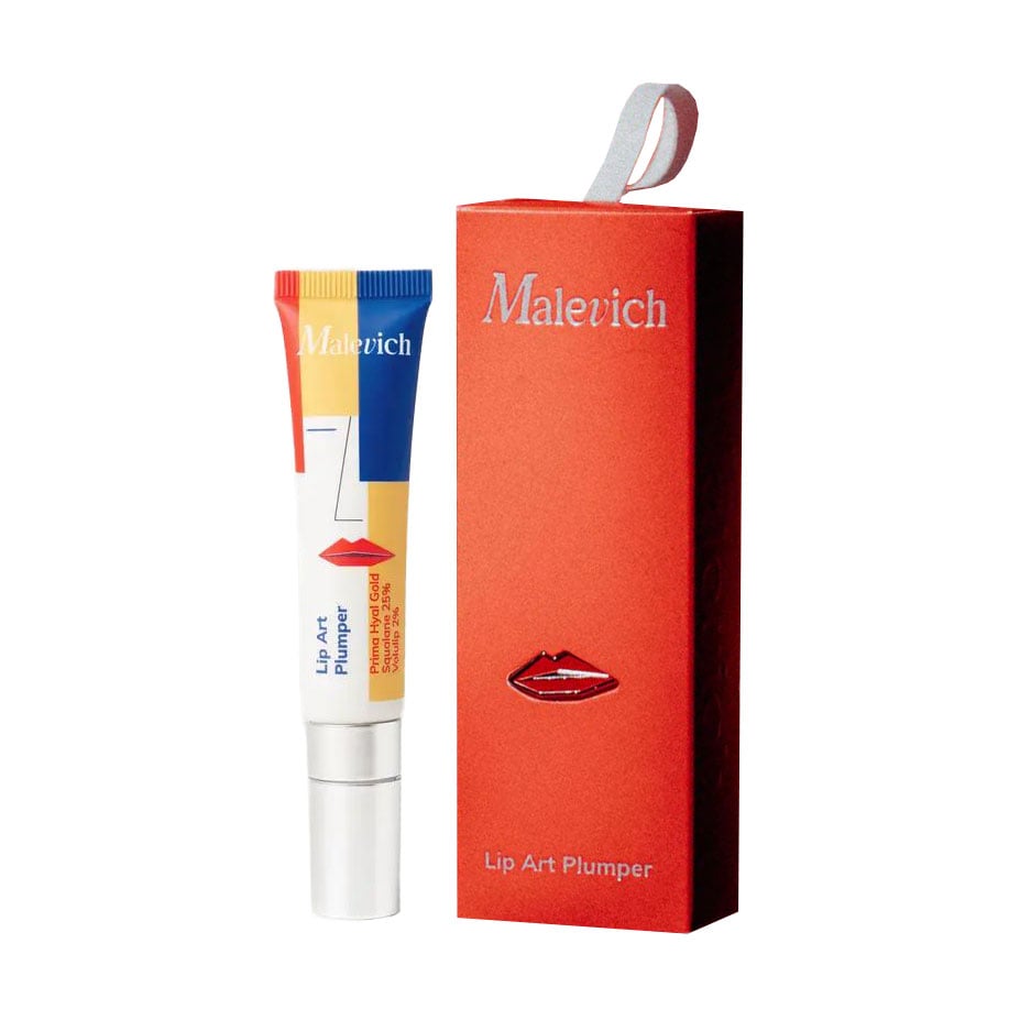 Уцінка! Подарунковий набір Malevich Lip Art Plumper (бальзам-плампер для губ, 15 мл + пін, 1 шт)